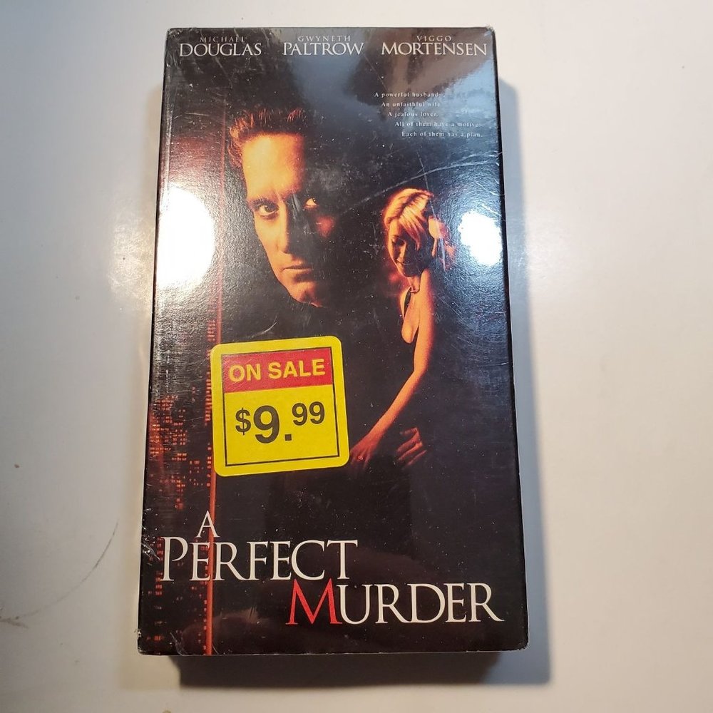 Lot of 2 VHS Murder Movies 1) Perfect Murder   2) Somebody Killed her Husband